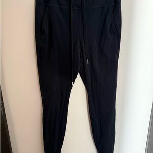 HALARA Women’s High Waisted Drawstring Pocket Black Joggers